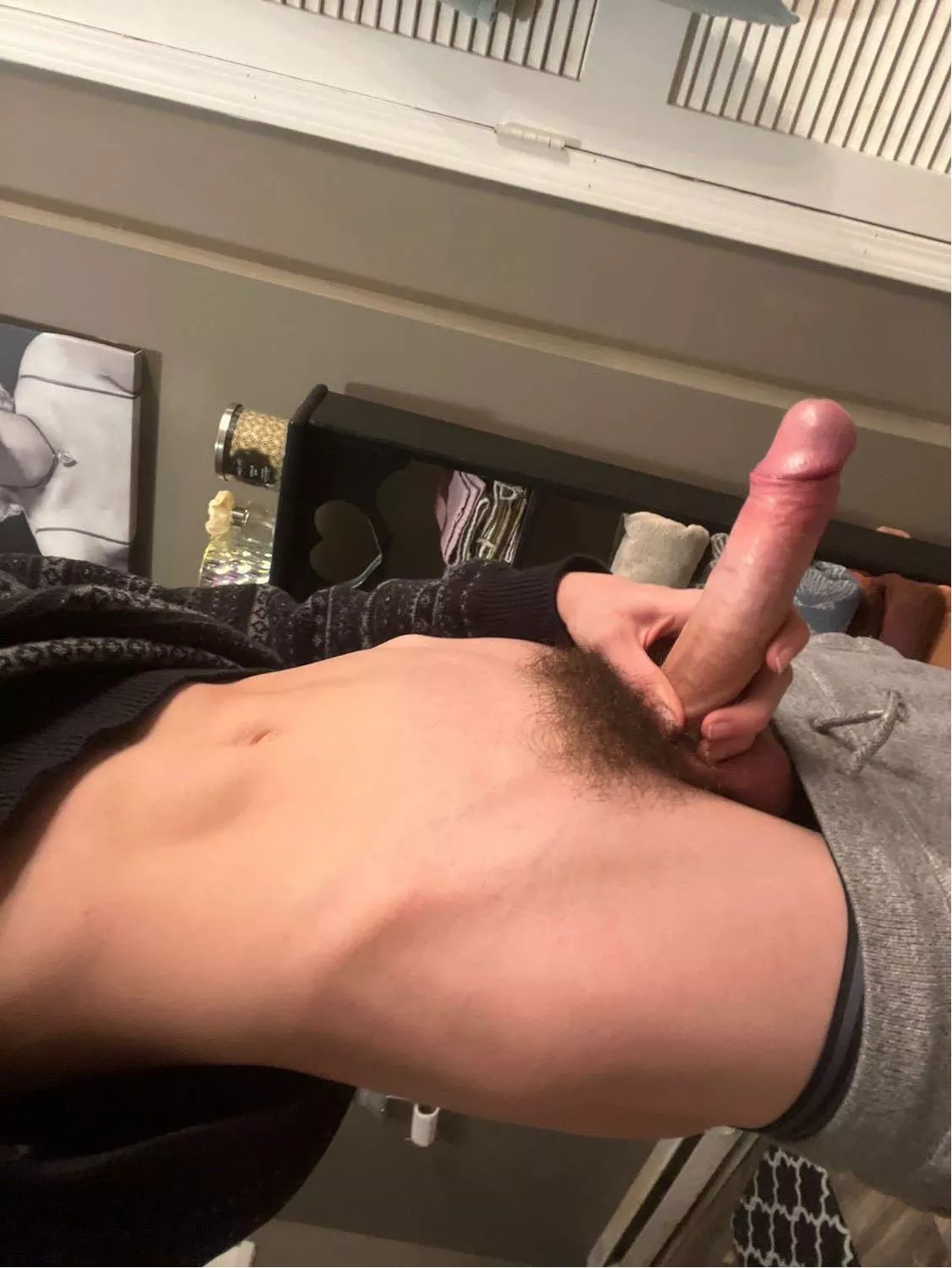 Who wants to get fucked by this THICK cock 😏