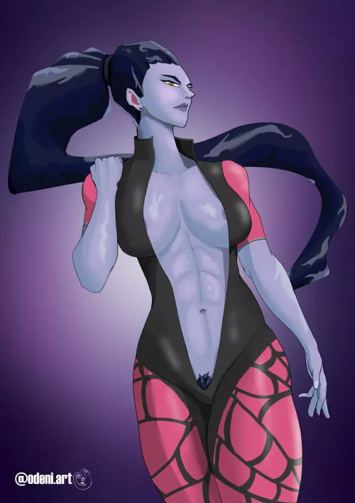 Widowmaker showing off (OdeniArt) [OverWatch2]