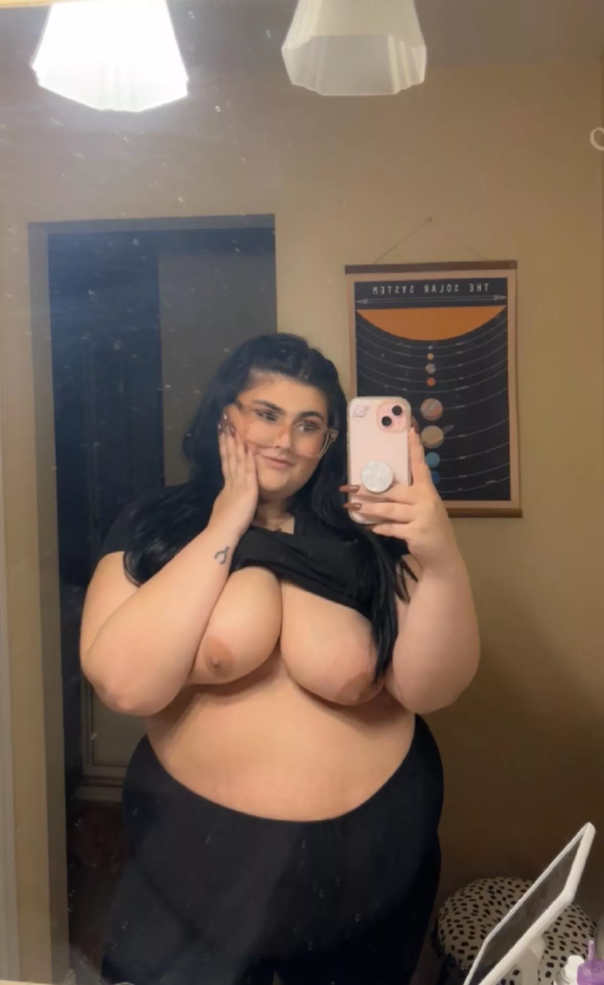 would you pleeeease come help me change my light bulb? i can’t reach 🥺