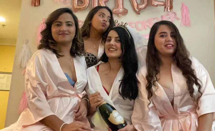 A buddies girl and her friends