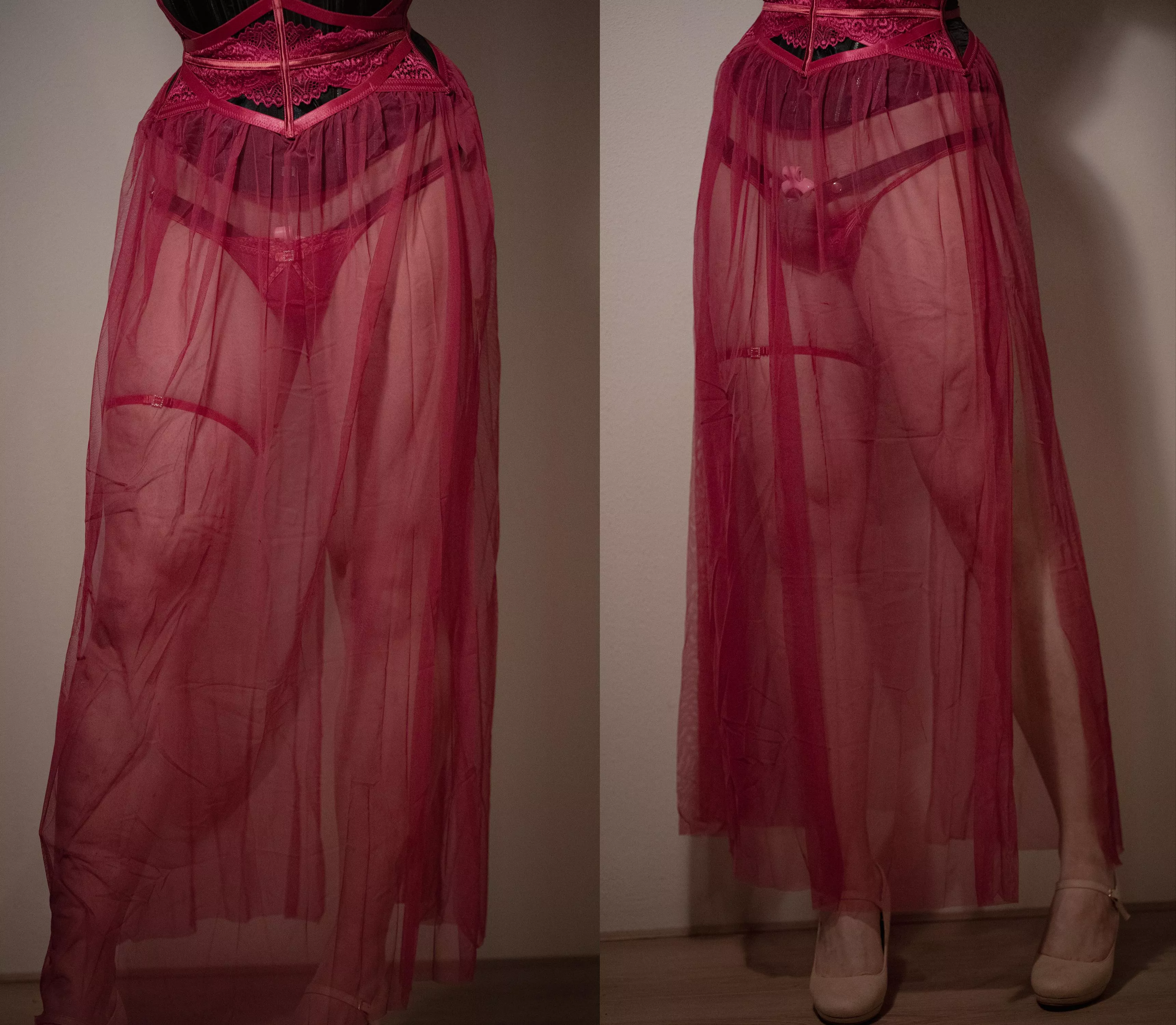 a darker more sophisticated lingerie set than my usual go to