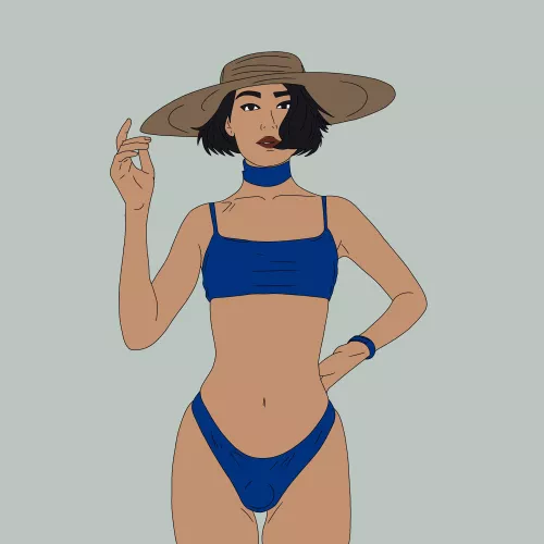 A little artwork of a femboy I did