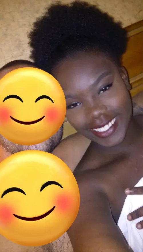 A little different from my typical posts. 18 year old me in bed with a 40 year old white Daddy who just used my holes. 🙈