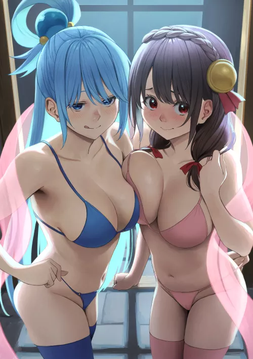 Aqua & Yunyun [Konosuba]
