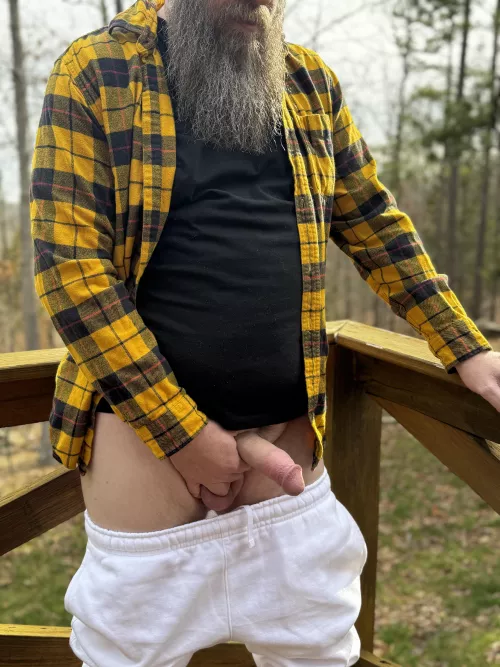 Beard and semi-boner
