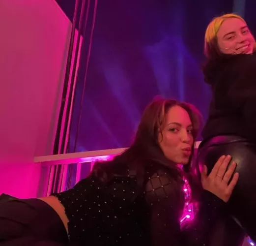 Billie eilish with friend