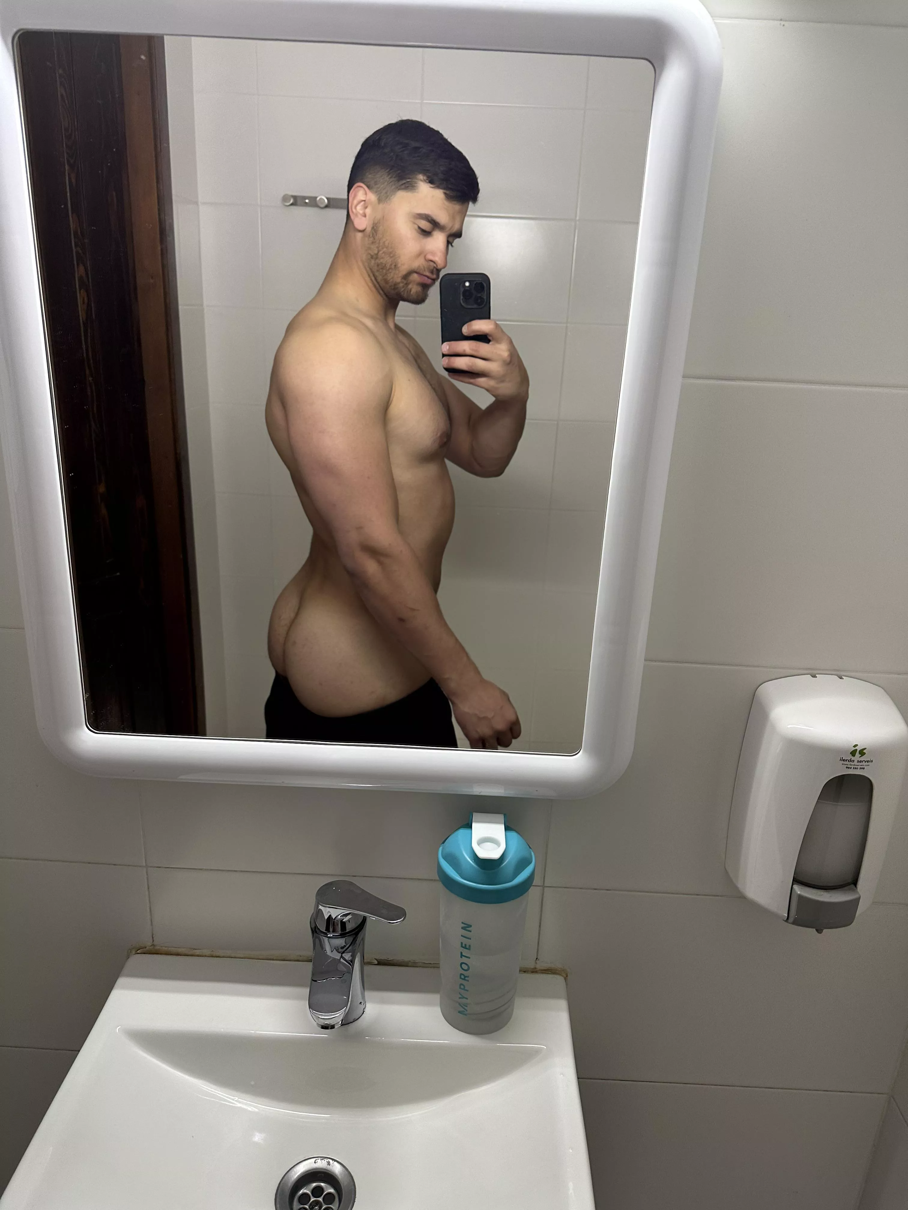 Can you help me pull my pants down more?