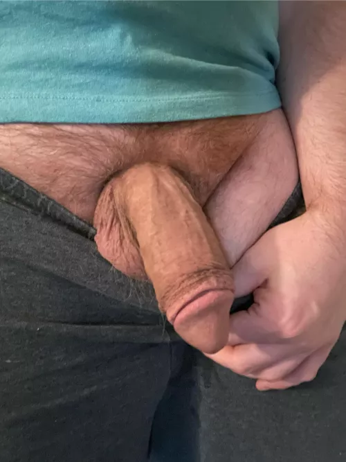 Dad with a thick softie (39)