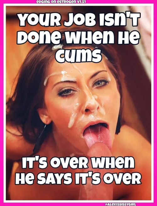 Don't stop until he commands it