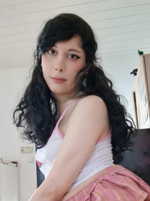 felt cute in my natural hair (shy to admit 💗🙈🧸) :3