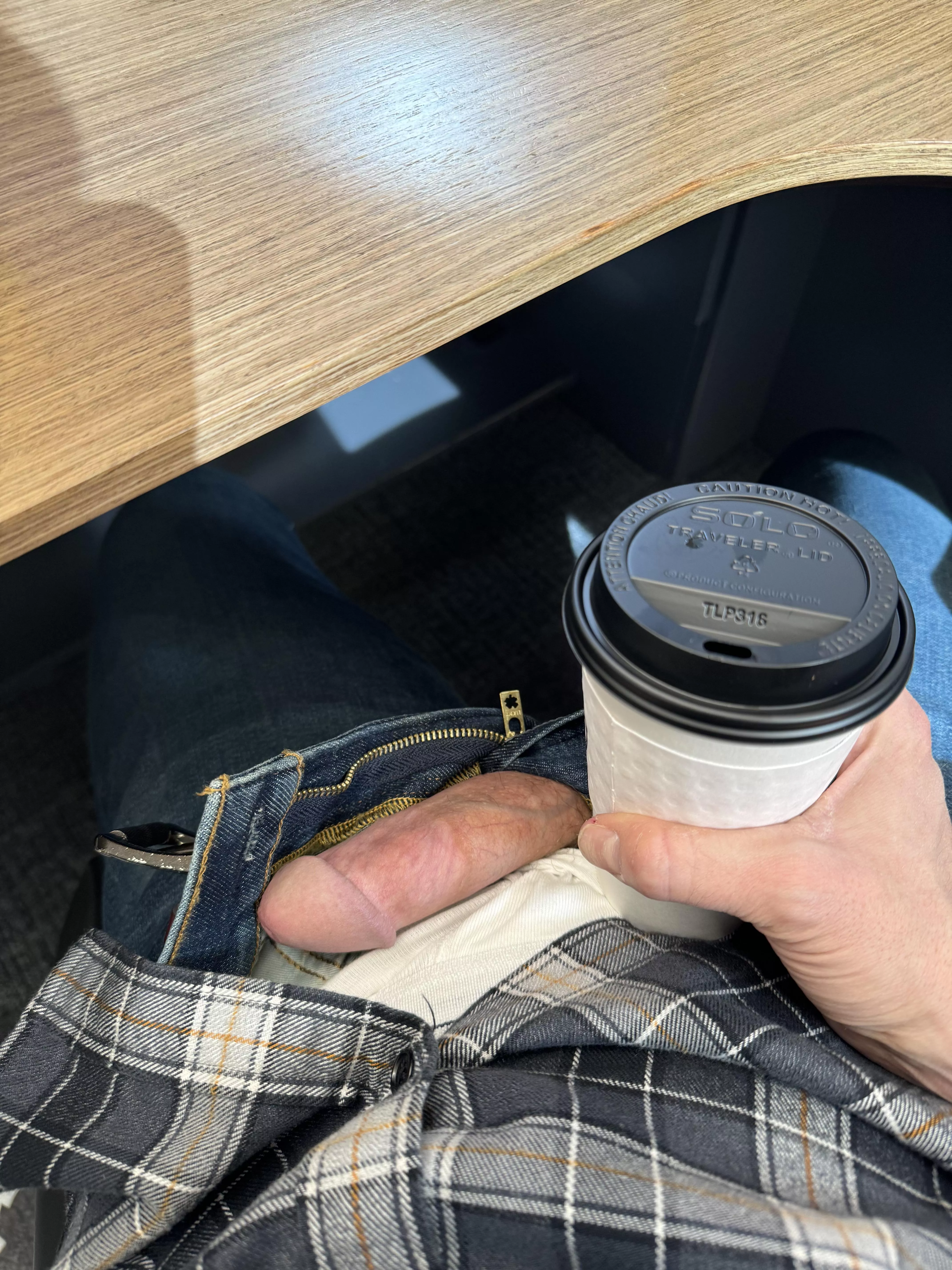 Forced into the office on a Sunday, at least I can comfortably enjoy my coffee!