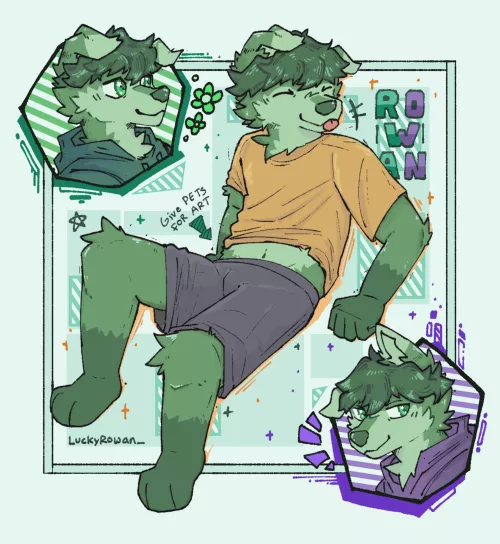 Green dog for St. Patrick's day! | By @luckyrowan_