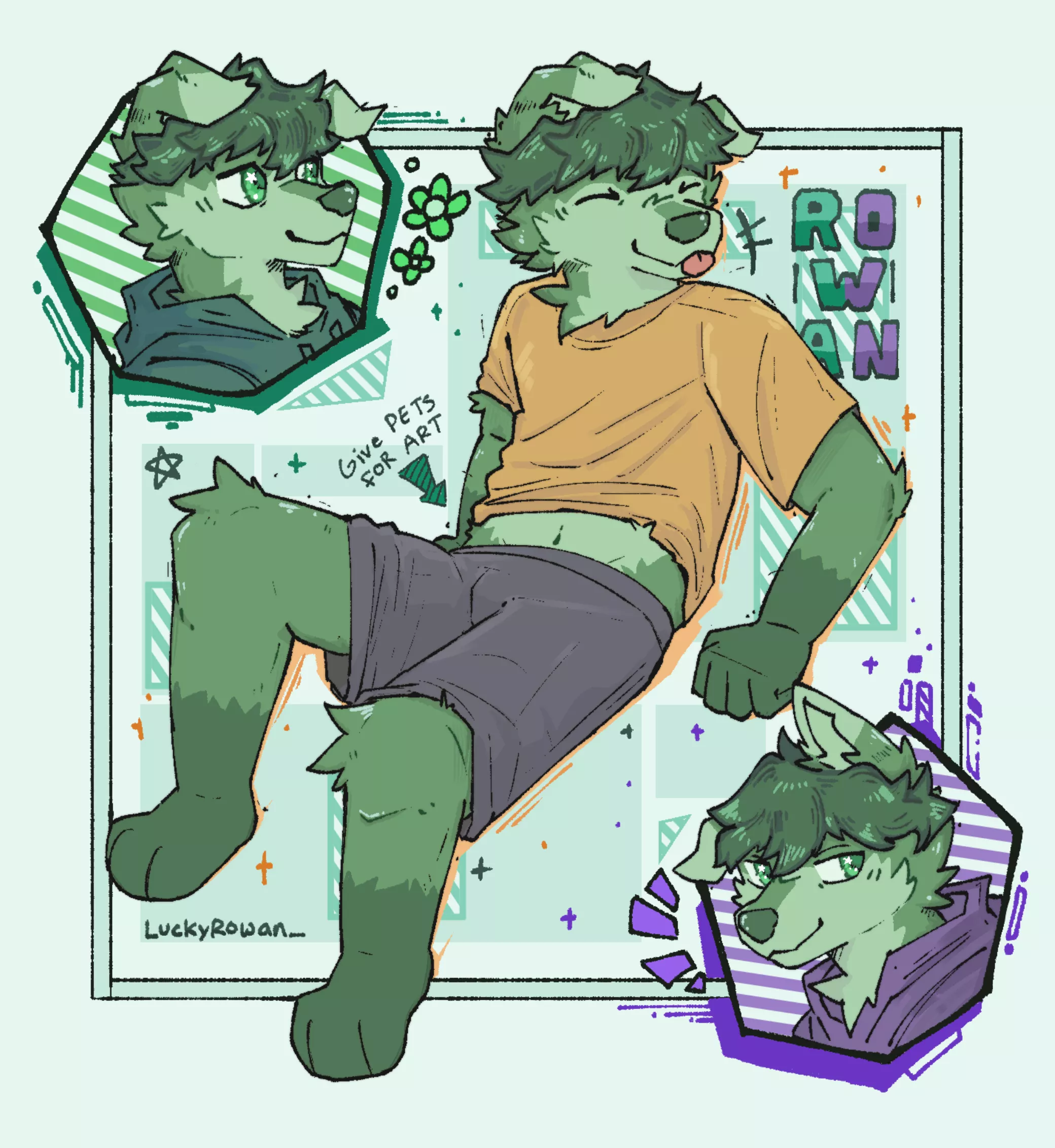 Green dog for St. Patrick's day! | By @luckyrowan_