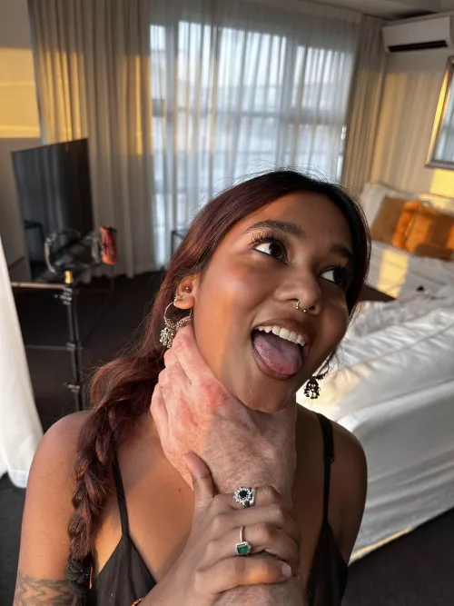 He choked me well 😜 