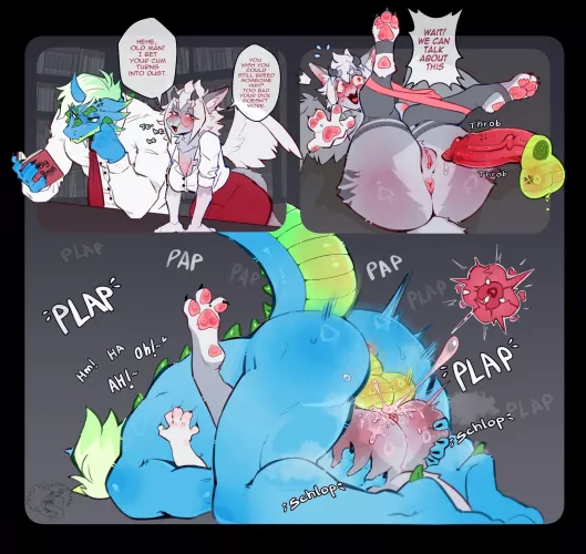 He’s teaching her some manners [MF] (mistresskamba)