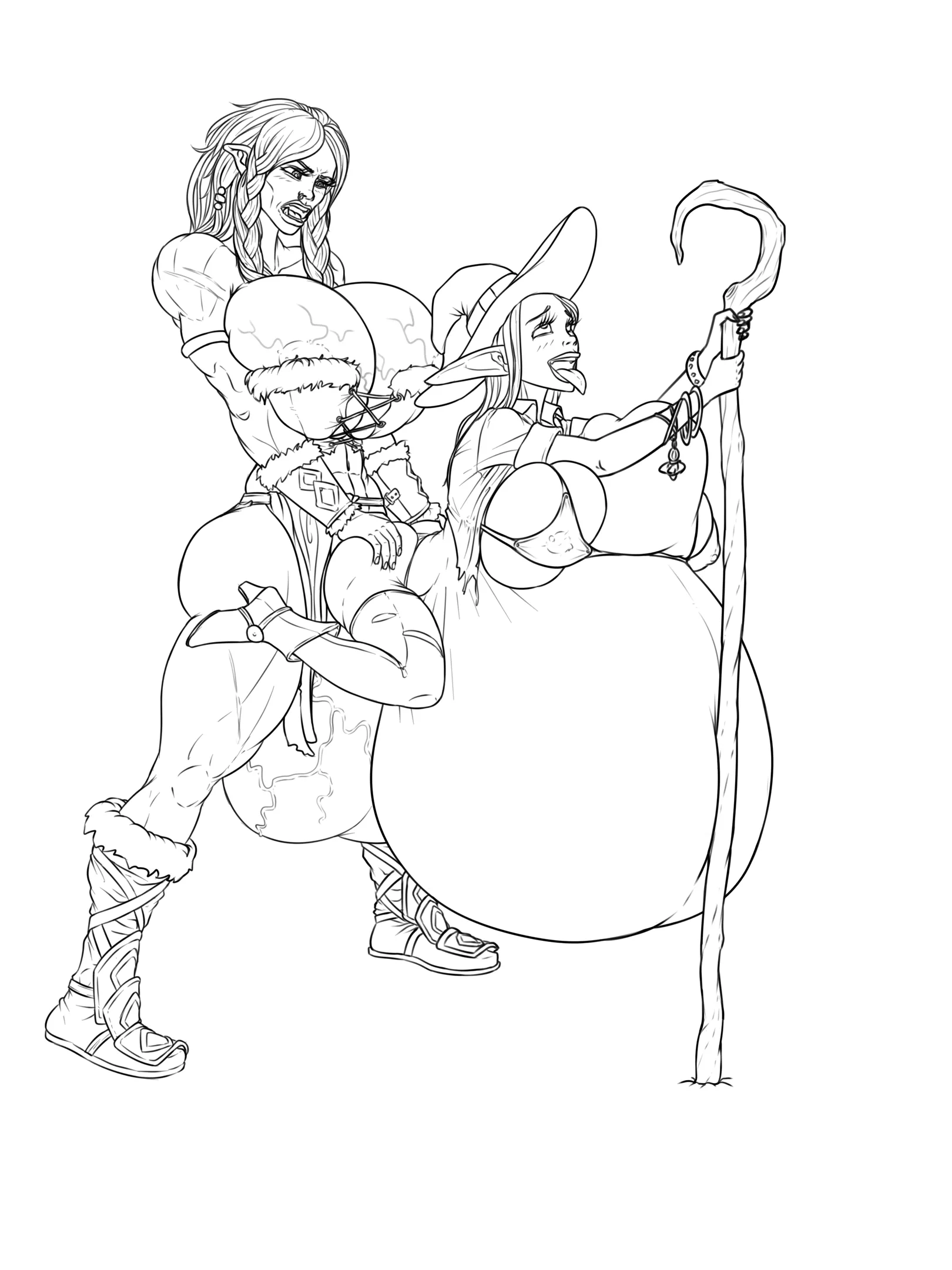 [H/F] Party synergy (sketchysketch)