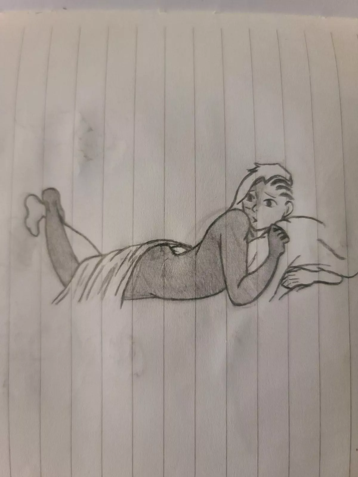 His boo left without a kiss. (Bluertiger)