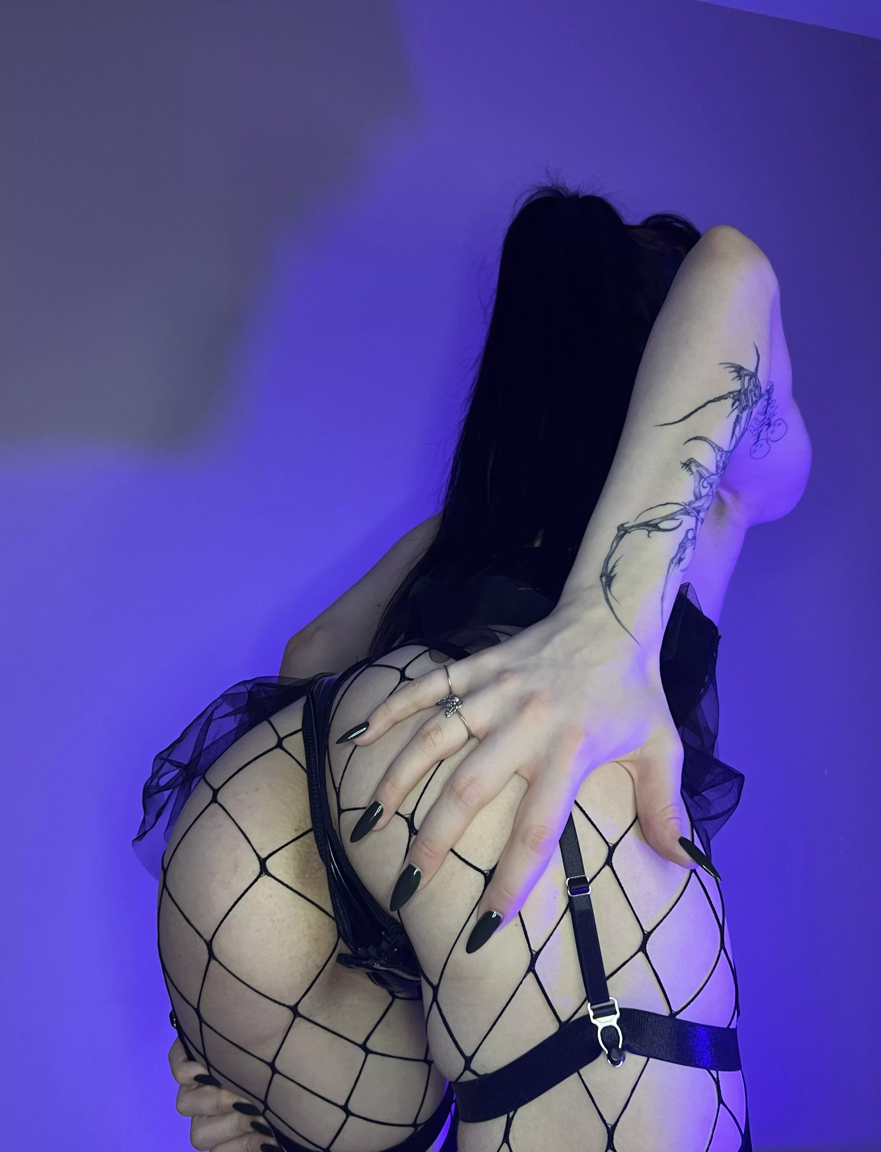 I got my nails done specifically for this look