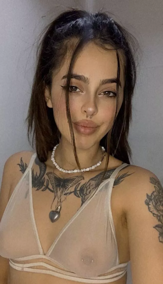 I know you can see how soft they are through the bra.. Would you suck them to make them hard?