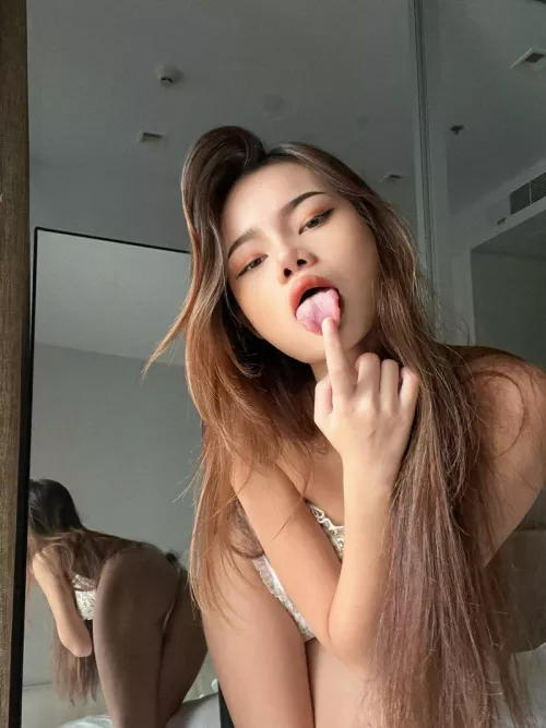 If I was your girlfriend and caught me sucking your dad's cock in public, what will you do to me?