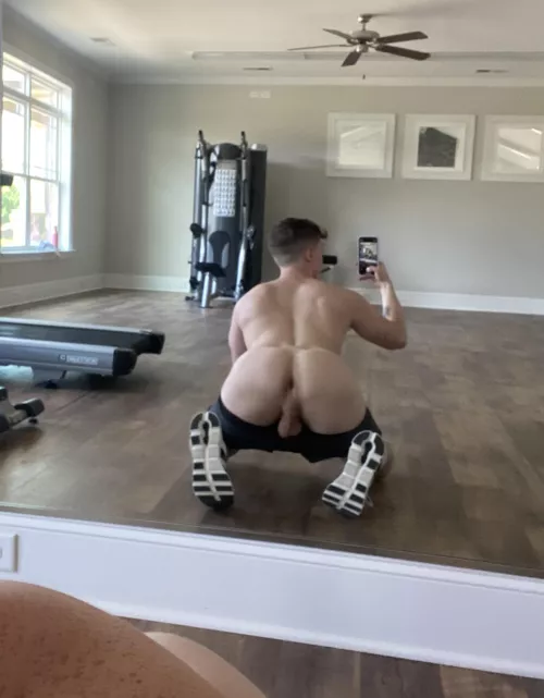 If you walked in on me ass up at the gym, what would you do 🫣?