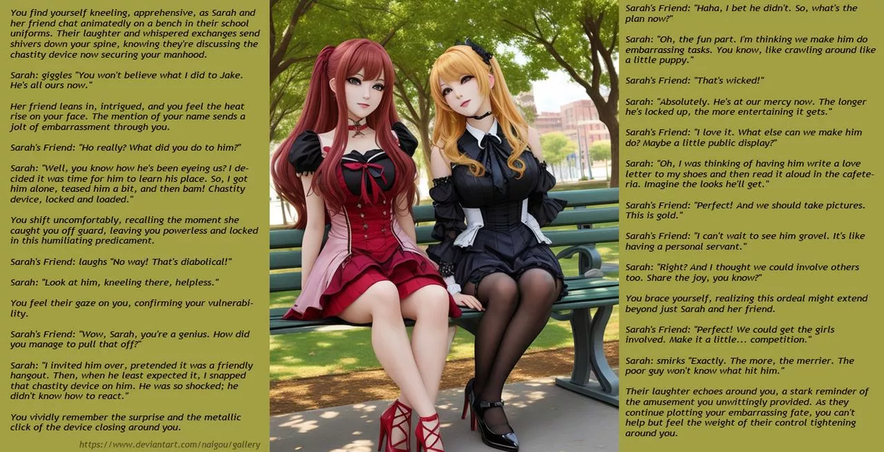 Kneeling to your Schoolmates' Delight