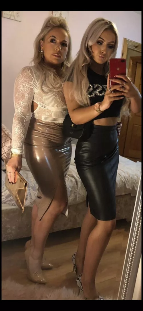 Leather skirts