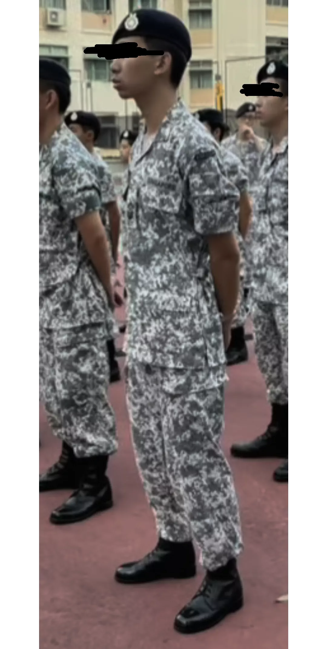 Me in my uniform (and Ammo Boots)