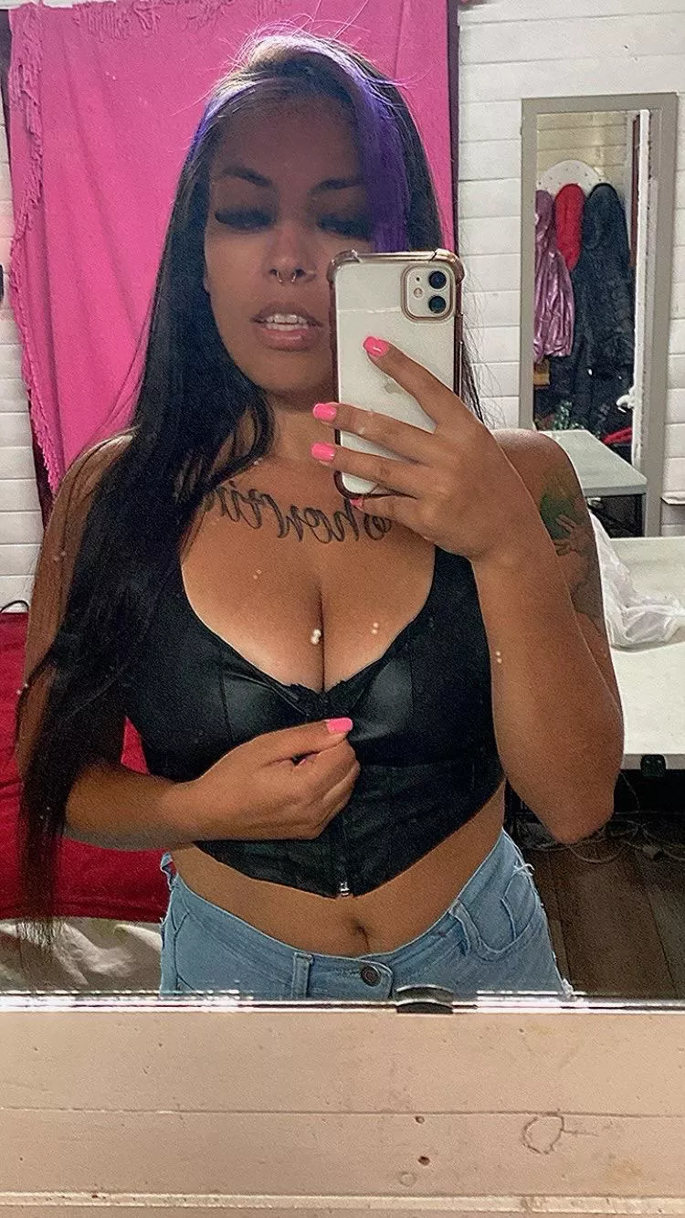 My hair may not be natural, but these tits sure are.