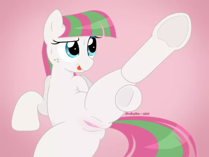 Nice Stretch, Blossomforth! (art by me)