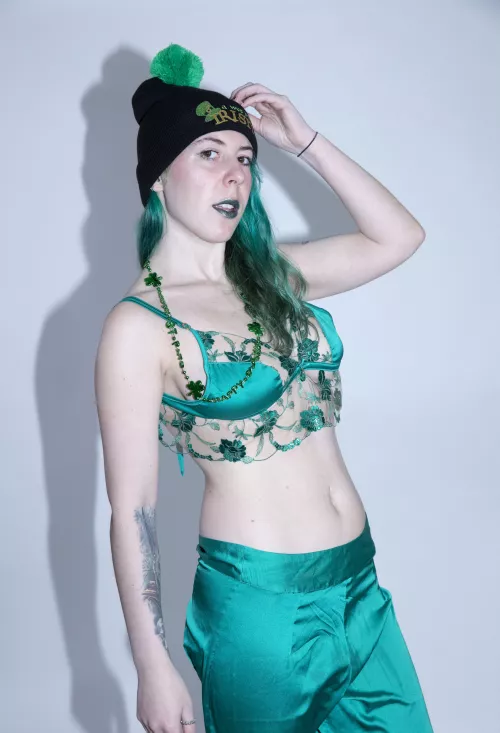 Peeking through the lace