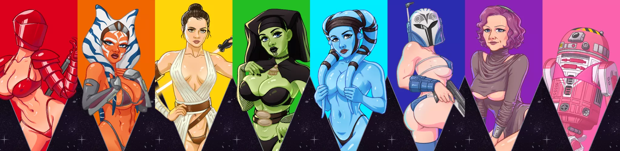 Pin Up Rainbow (1800HOTBABE)