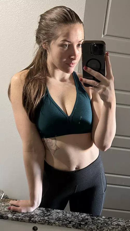 Post workout, feeling good :)