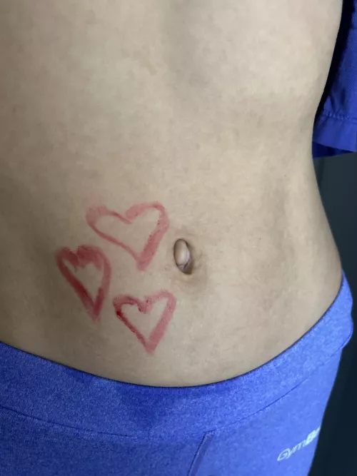 say hello to it for a kiss 