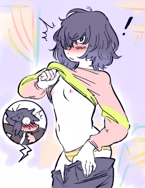 [Susie] catches [Kris] changing (unkown artist) 