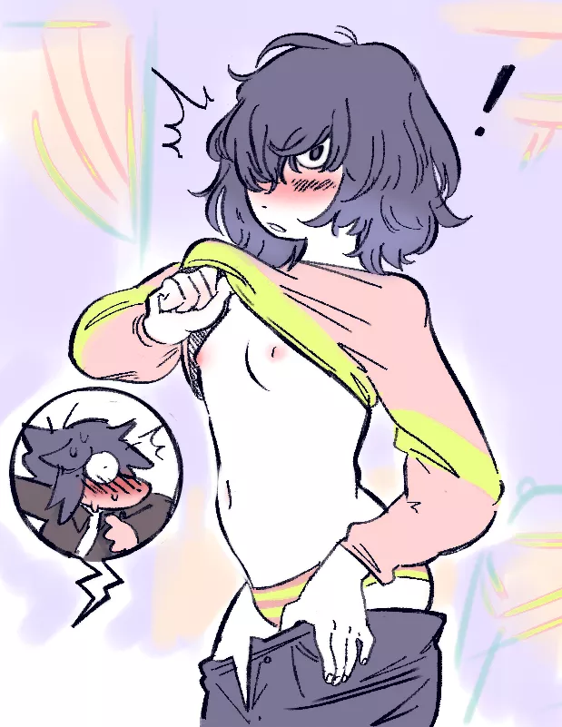 [Susie] catches [Kris] changing (unkown artist) 