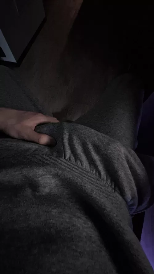 Sweatpants are always fun