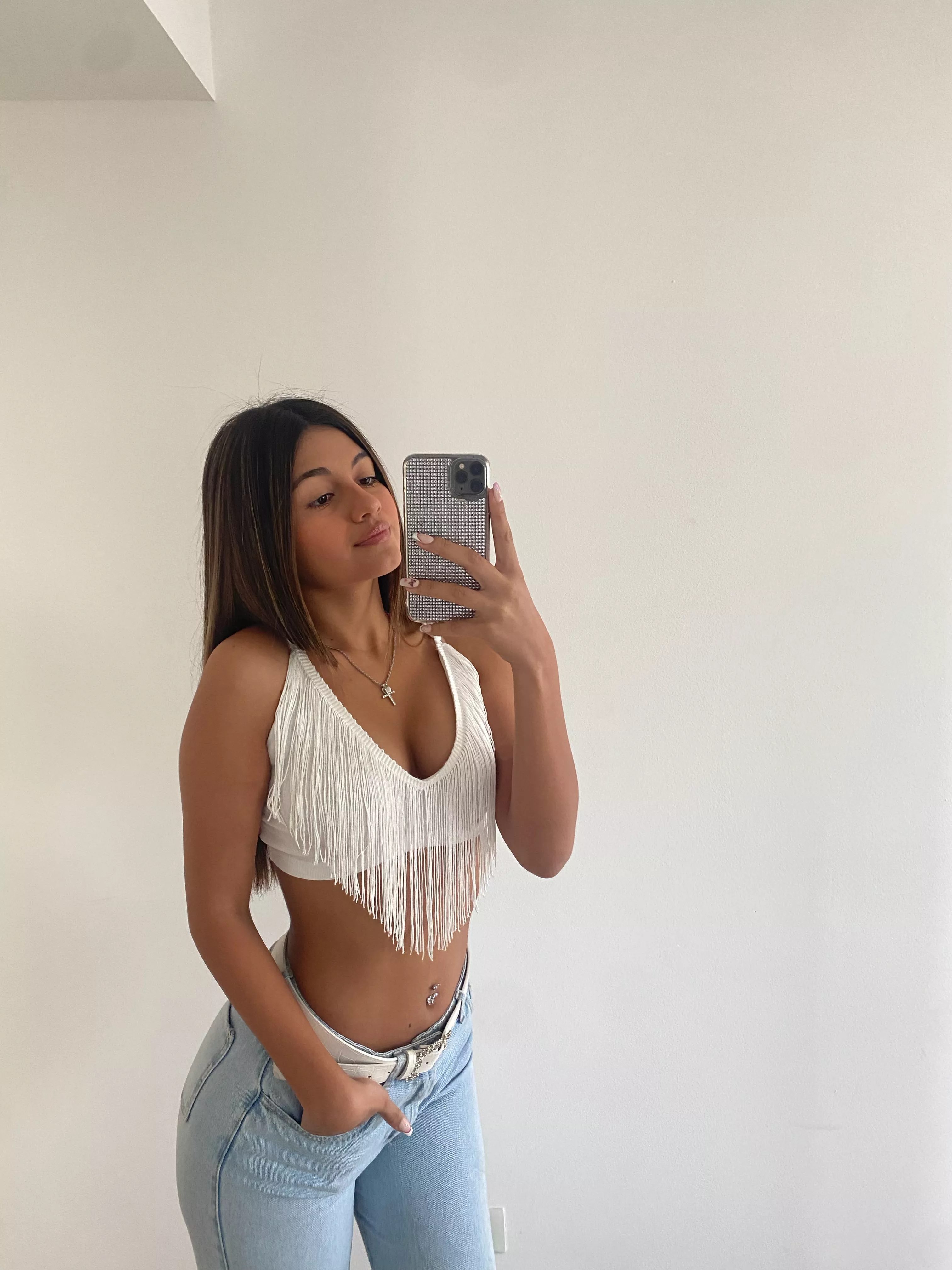 The weirdest croptop ever but yolo