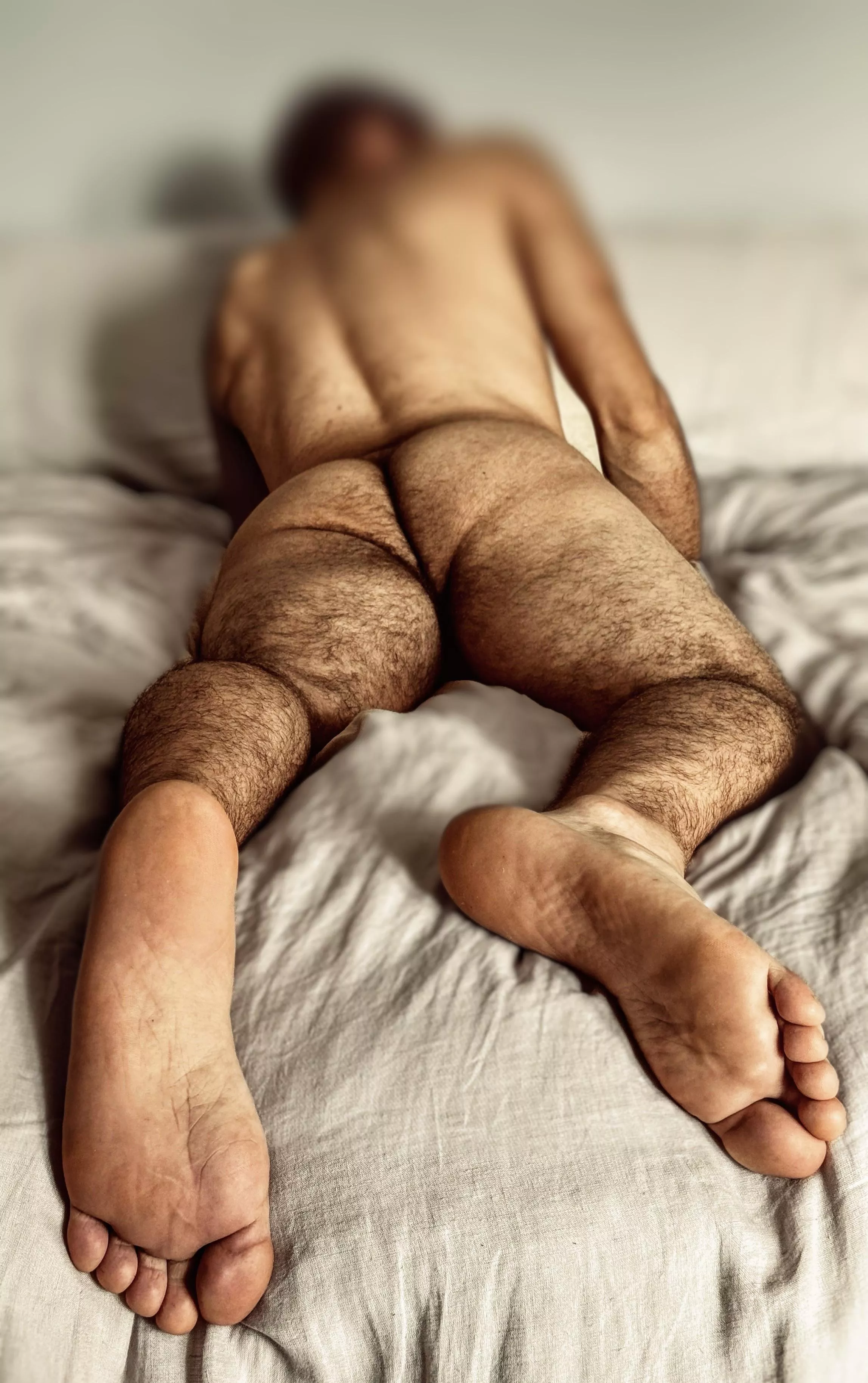 Tired right after work. 