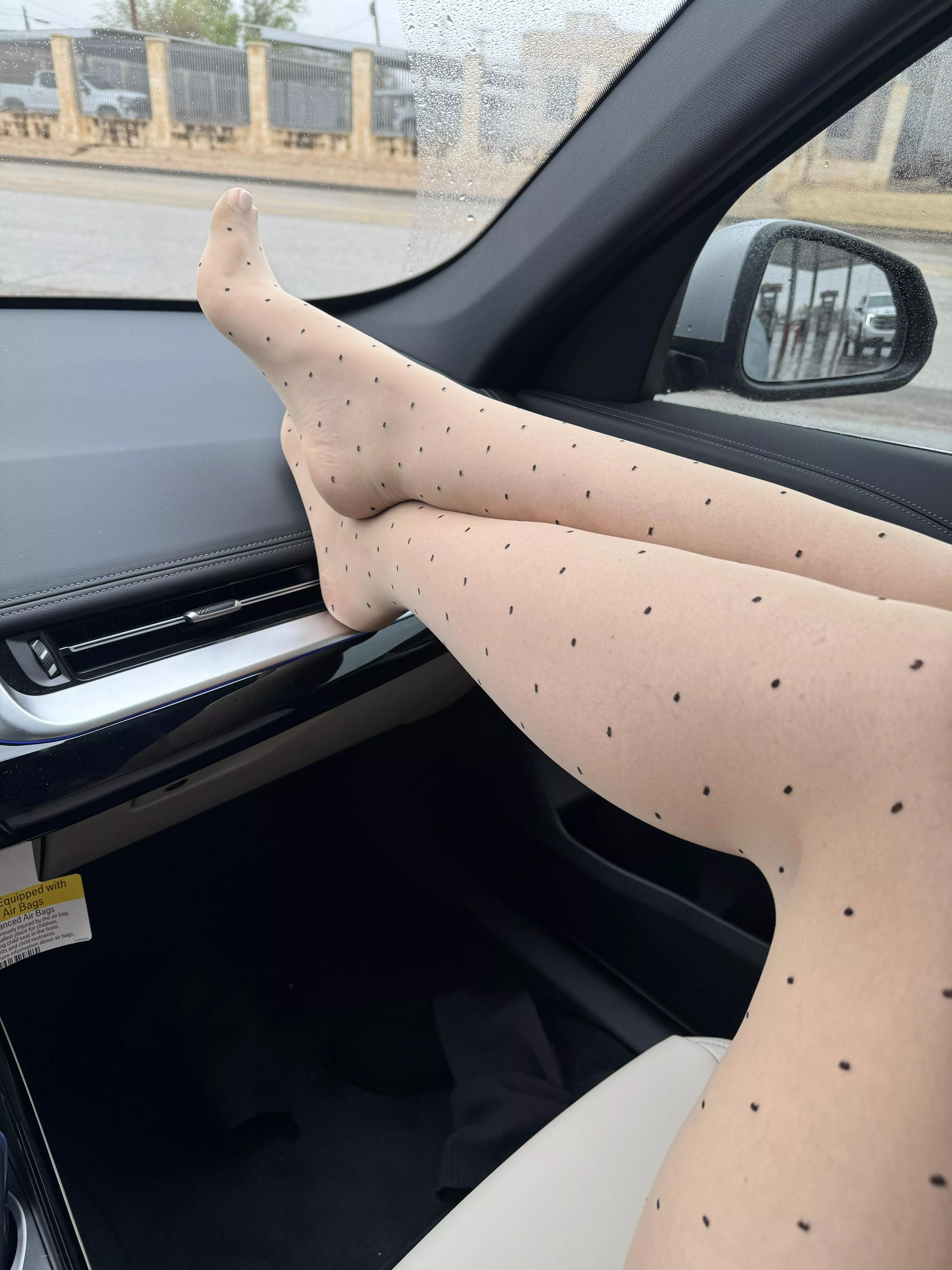 Try to keep your eyes on the road, please?