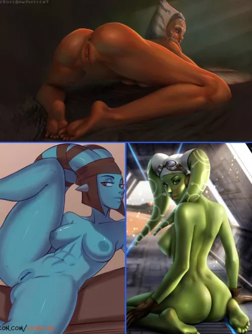 Which alien ass are you taking first? (Cross Bow Pussy Cat, Kaimecha, AyyaSAP)