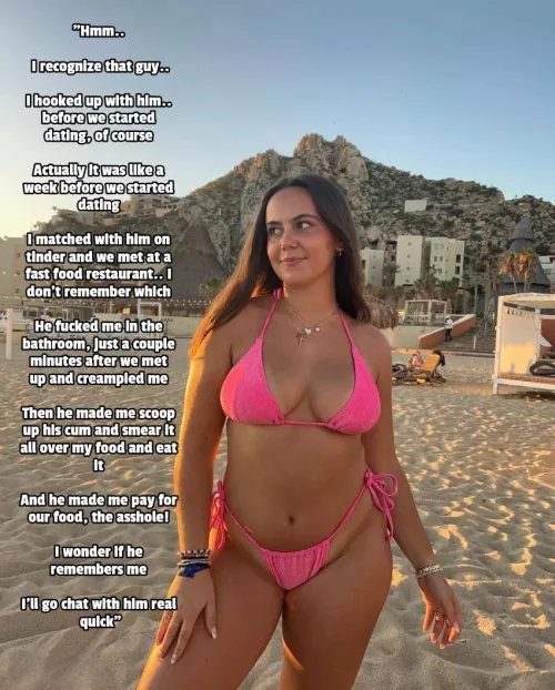 Your girlfriend recognizes a guy she hooked up with