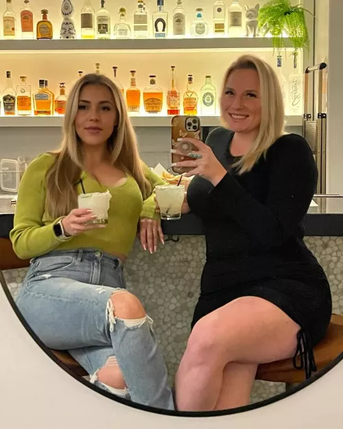 1 or 2 sippin' on drinks