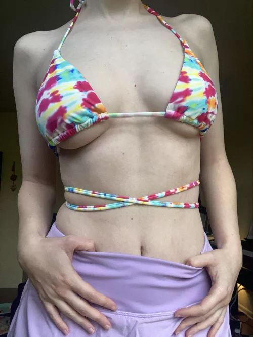 Chose this to wear in hottub spending time with his parents.