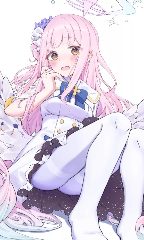 Cute and sexy angel waifu