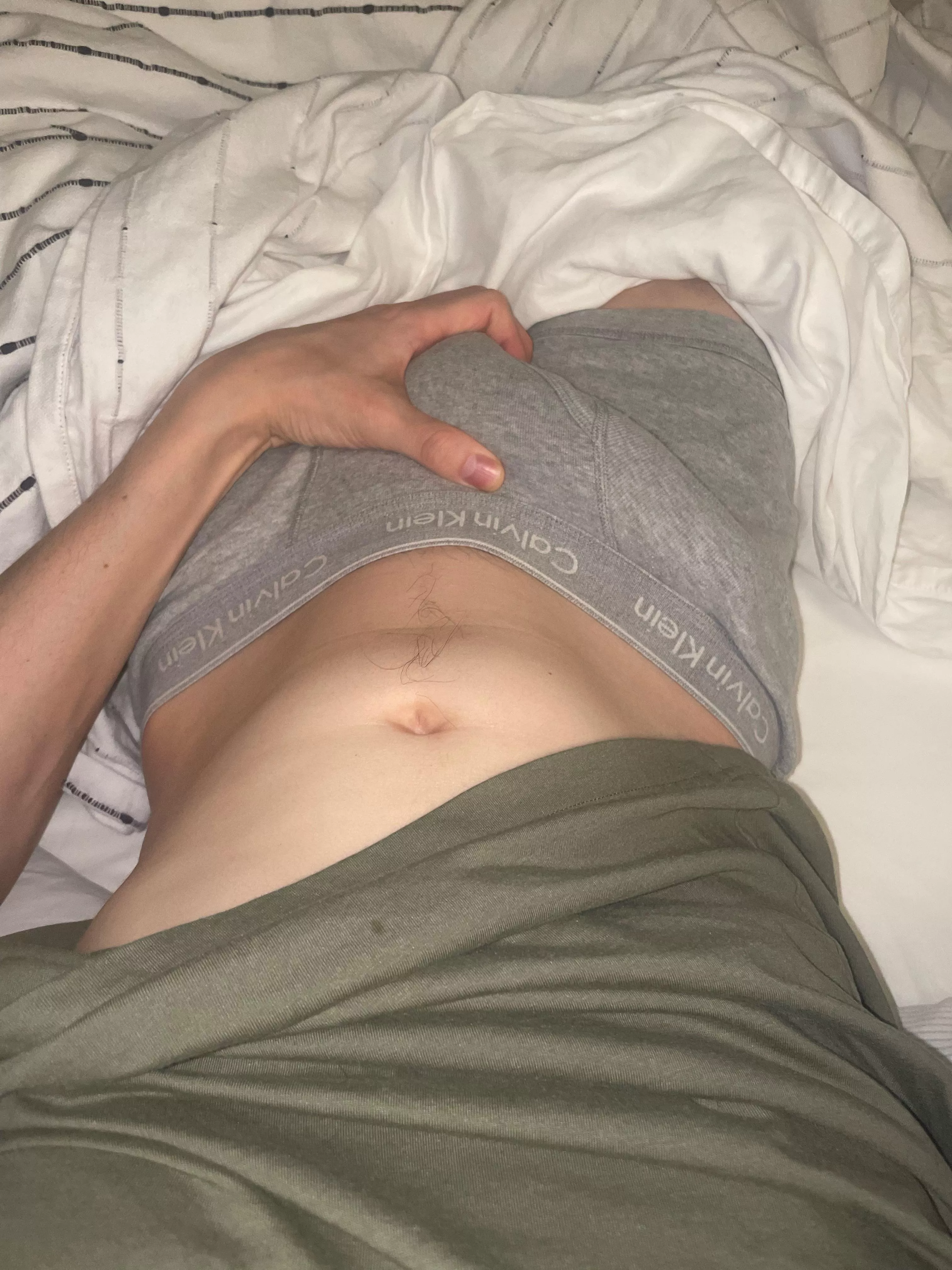 Do you like how it looks in grey Calvins?