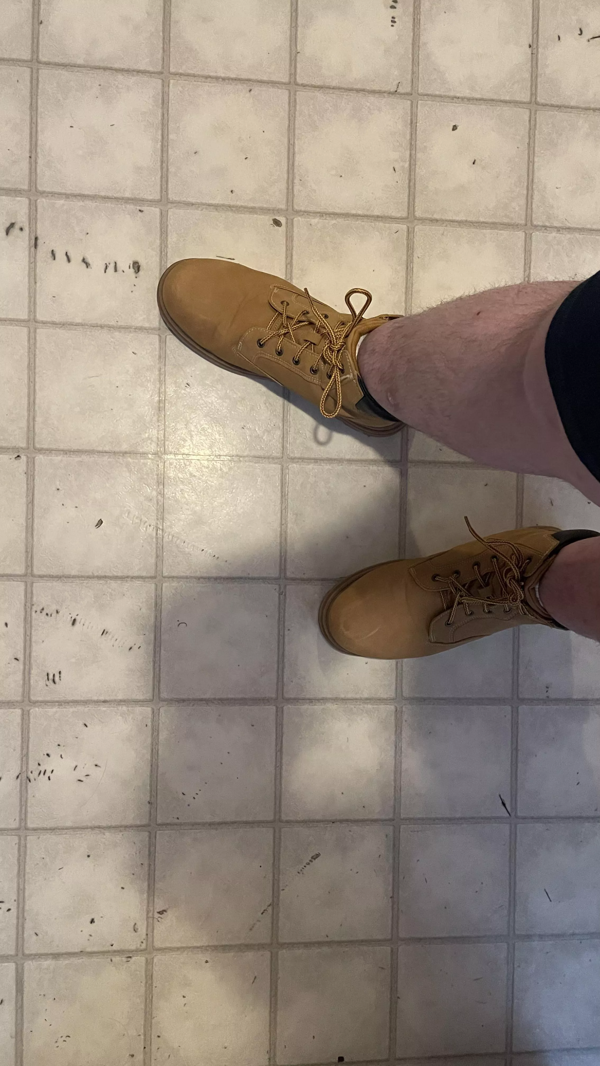 Gonna be rocking my off brand timbs to vocational school tomorrow morning 