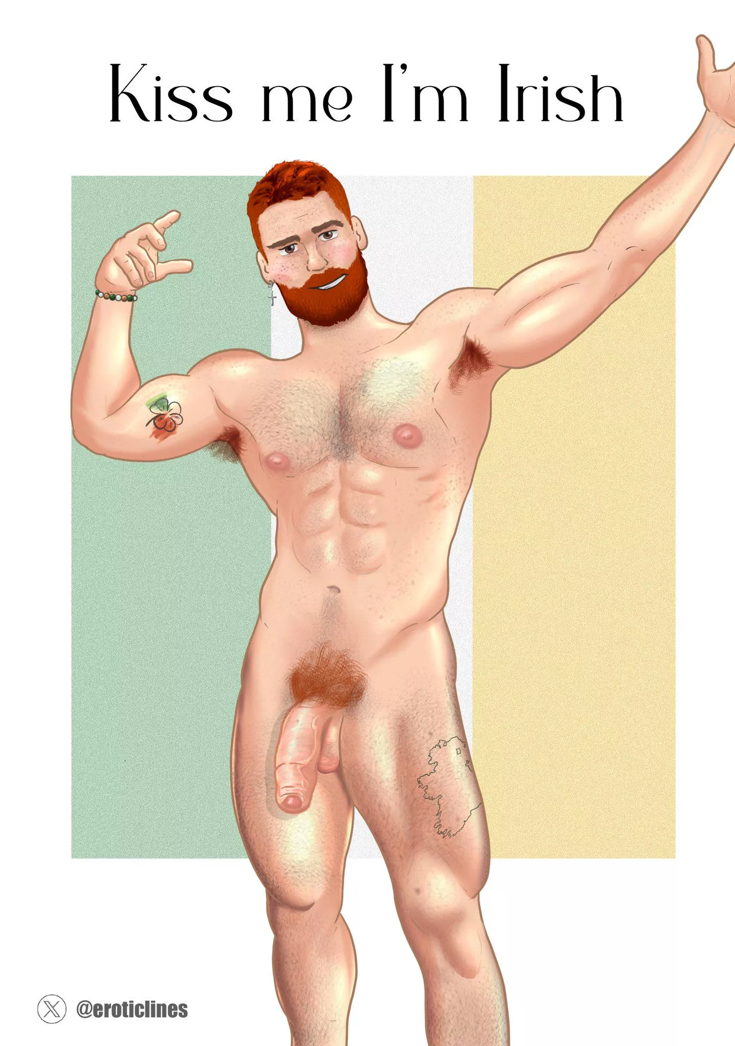 Happy St Patrick's Day ☘️🇮🇪 (@eroticlines)