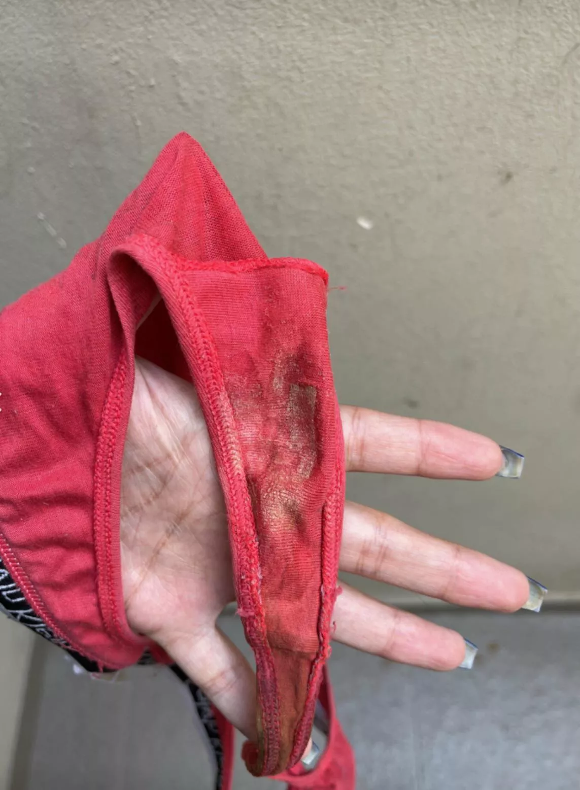 I can imagine your cock between my panties