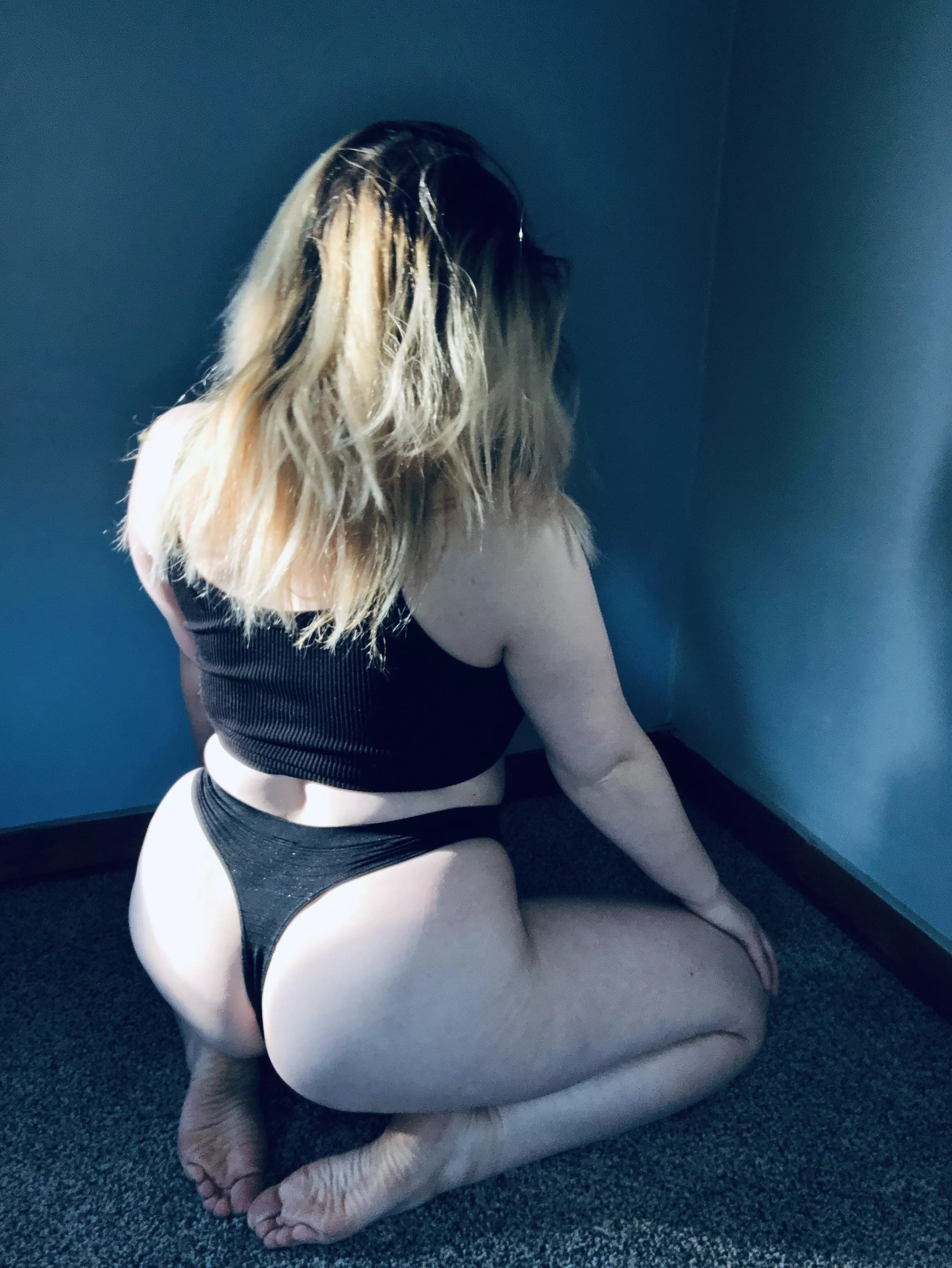 In the corner since I was a bad girl today